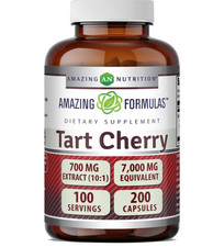 Tart Cherry Extract 7000mg Non GMO Gluten Free Antioxidant Joint Health 200 Caps picture