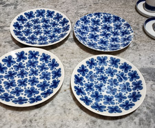Rorstrand Mon Ami 4 dessert plates (2 patterms) vintage picture