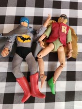 Lot of 2 Vintage Mego 1974 Type 2 Batman & Robin 8” Action Figures Not Complete  picture