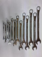Vintage Craftsman Professional 13pc Full Polish Wrench Set SAE 1/4 - 1