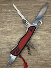 Victorinox OHF Forester M Grip Red Black 130mm Swiss Army Knife Used picture