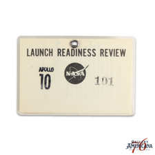 NASA Apollo 10 Launch Readiness Review Pass 1969 Moon Mission NASA Badge picture