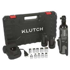 Klutch 3/8in. Ratchet Wrench Kit, 12V, Cordless, Lightweight, Ergonomic, 2.0Ah picture