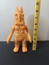 M1 Go Baltan Seijin 2nd Gen Unpainted Orange Soft Vinyl Figure Kaiju Sofubi 9’ picture