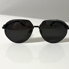 Dior DIORLINK A1U 10BO Geometric Black Metal Sunglasses Gray Tinted 54-19 picture