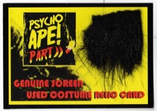 Psycho Ape 2 Trading Cards. Screen Used Costume Relic Card #1. RRParks 2025 picture
