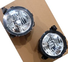 18-24 Wrangler 20-24 Gladiator HALOGEN Headlights Jeep Left + Right Pair OEM picture