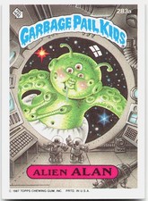 Alien Alan Base Topps Garbage Pail Kids Series 7 283a VG picture