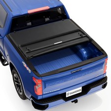 5.8FT Soft Tri Fold Tonneau Cover for 07-26 Chevy Silverado/GMC Sierra 1500 70
