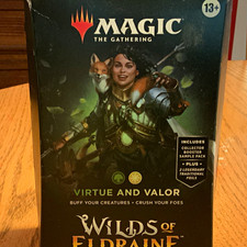 Wizards of the Coast MTG Wilds of Eldraine Virtue & Valor 100-Card Deck 2023 picture