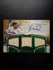 2026 Topps Tier One Autographed Tier One Relics Vernon Wells #AT1R-VW Triple /49 picture