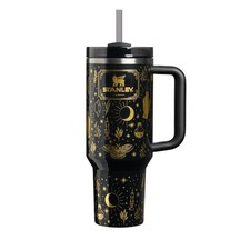 Stanley Bkack Magic Halloween Sold Out Quencher H2.0 FlowstateTumbler  40 OZ picture
