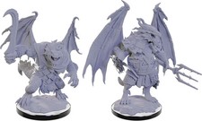 Draconian Foot Soldier & Mage Nolzur's D&D miniature Dungeons Dragons unpainted picture