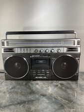 Vintage Sharp GF-8787 Radio Tape Recorder Boombox Tape Player Non Functional picture