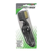 NEW Pride Sports Golf Utility Brass & Nylon Brush / Cleans Clubs/Shoes Ship Free picture