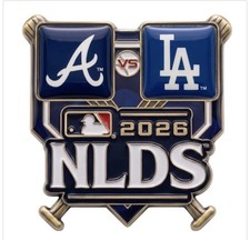 Los Angeles Dodgers Vs Atlanta Braves  2026 NLDS Dueling Pin Stadium Exclusive picture