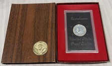 1972-S U.S. Eisenhower Dollar Coin Silver Proof Set Brown Box Uncirculated picture