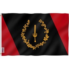 Anley 3x5 Ft Black American Heritage Flag - Black History Month Flags picture