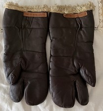1943 A-9A Gunner Gloves, USAAF, WW2, Size Large (Mittens / picture