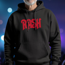 RASH Rush Geddy Lee Black Hoodie - Retro Heavy Blend Rock Sweatshirt Size S-2XL picture