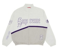 Supreme Old English Jacket SS25 White Large Authentic Fast  🚚 picture
