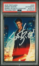 2016 Cryptozoic The Flash #CB1 Barry Allen Grant Gustin Signed Auto PSA/DNA 10 picture