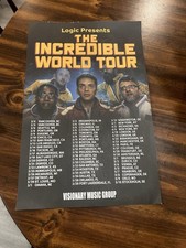 (RARE) Logic – The Incredible World Tour Poster Echostage Washington DC picture
