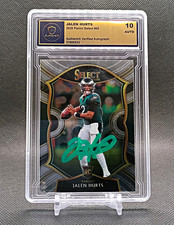 Jalen Hurts | 2020 Panini Select Concourse (RC) Auto | Eagles | Authentix | H201 picture