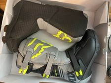 Fox Racing Youth Comp Motocross Boots Steel Grey Yellow Y5 Kids Dirt Bike MX NIB picture