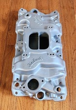 VINTAGE EDELBROCK C3BX INTAKE MANIFOLD SMALL BLOCK CHEVY SBC picture