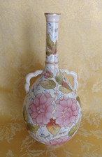 Antique RW Rudolstadt Works Germany Porcelain Double Handles Art Deco Vase picture
