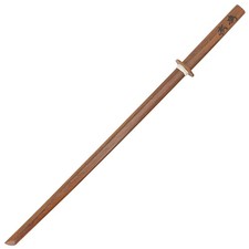 AIKIDO JAPANESE MARTIAL ARTS PRACTICE BOKKEN TRAINING KATANA STAINED FINISH picture