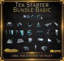 Tek Starter Bundle Basic-Ark Survival Ascended PVE-Tek Structures-Official-AAO picture