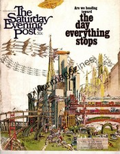 1968 Saturday Evening Post  December 14 - The day everything stops; Negroes picture