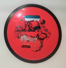 MVP Disc Sports Landolorian Stamp Red Neutron Wave Driver Disc Golf Disc 171G picture