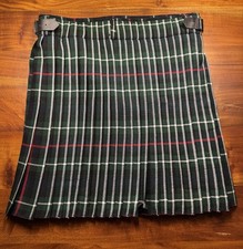 Mackenzie Tartan Kilt Size 46 Plaid Pleated Scottish Design Acrylic Mid East MFG picture