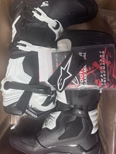 Alpinestars Tech 3 Boots Black/White Size 11 picture