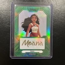 2025 Disney Kakawow Green Holo Memorabilia MOANA (AUTO #'d / 20) picture