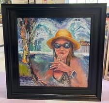 The Bees Knees,  Original Oil Painting, One-of-One, Figurative Arts picture