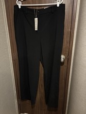 Chico's Black Label Wide Leg Pants Black Size 3R/16R New With Tags picture