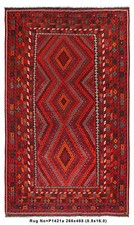 9x16' Large Kilim Wool Rug Handmade Afghanistan # P1421 picture