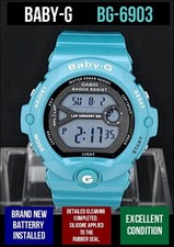 CASIO Baby-G BG-6903 Blue ? New Battery Installed ? Pre-Owned Real Japanese Sell picture