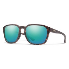 Smith Unisex Contour Lifestyle Sunglasses - Matte Tortoise Frame | ChromaPop Pol picture