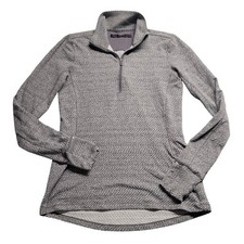 Lululemon Outrun Hazy Heather Gray 1/2 Zip Pullover Thumbhole Running Top Gym picture