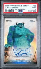 2025 TOPPS CHROME DISNEY SULLY JOHN GOODMAN AUTHENTIC AUTOGRAPH #GO PSA 9 MINT picture