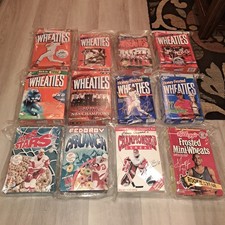 Various Assortment Full Sealed Vintage Wheaties Sports Collectible Cereal Boxes picture
