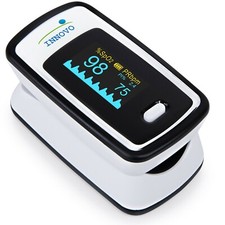  Innovo Deluxe Fingertip Pulse Oximeter Blood Oxygen Monitor Heart Rate Meter picture