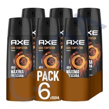 AXE Dark Temptation 48-Hour Fresh Deodorant Body Spray Fragrance for Men -6 Pack picture
