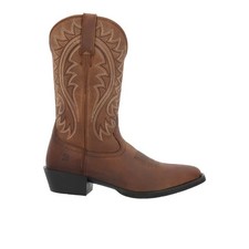 Durango Shyloh Embroidered Pull On 12 Inch Round Toe Cowboy  Mens Brown Casual B picture