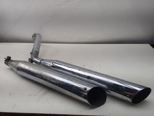98-06 Harley Road King Classic FLHRCI Rear Vance & Hines Twin Slash Muffler Set picture